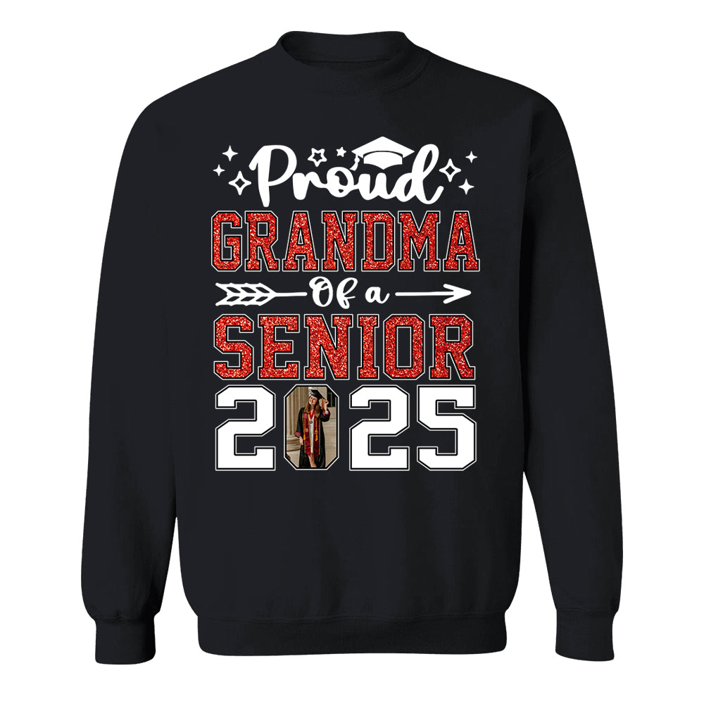 Proud Family Of A Senior 2025, Personalized Graduation Shirt - YN2103 NV01
