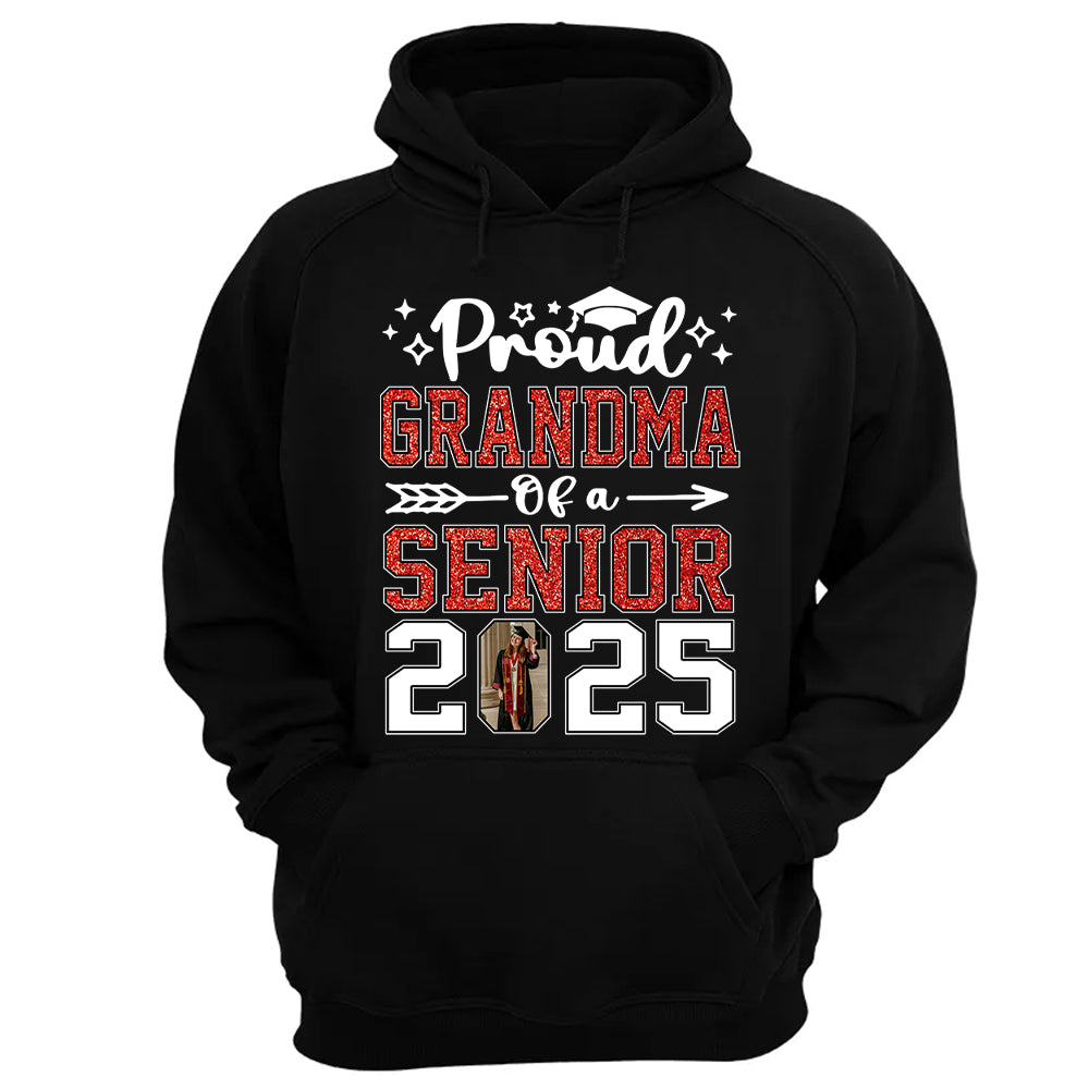 Proud Family Of A Senior 2025, Personalized Graduation Shirt - YN2103 NV01
