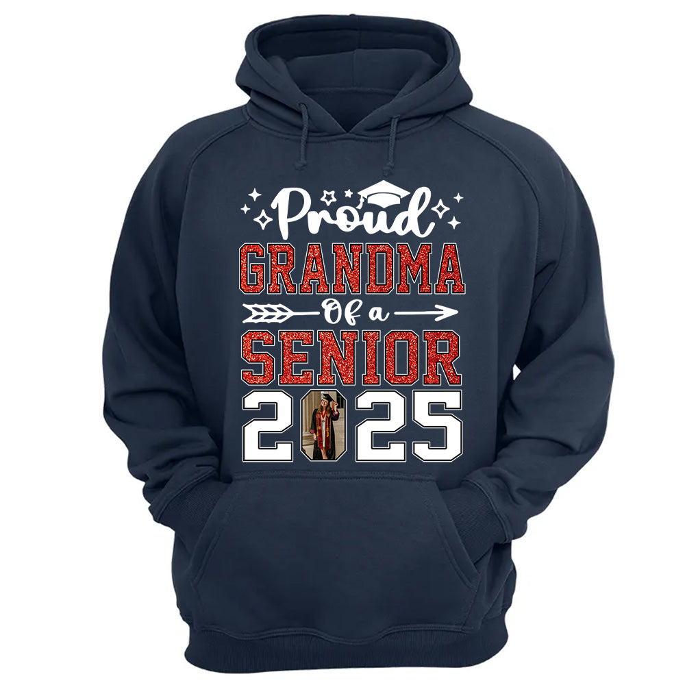 Proud Family Of A Senior 2025, Personalized Graduation Shirt - YN2103 NV01