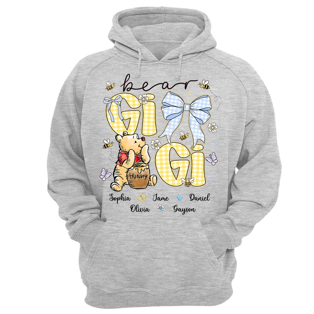 Mama Bear, Personalized Mama Bear Shirt With Bee Kids Name, Best Gift For Mom, Gift For Grandma, Gift For Mother's Day MI209 Hv01