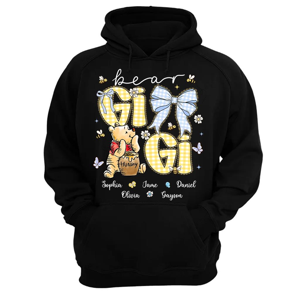 Mama Bear, Personalized Mama Bear Shirt With Bee Kids Name, Best Gift For Mom, Gift For Grandma, Gift For Mother's Day MI209 Hv01