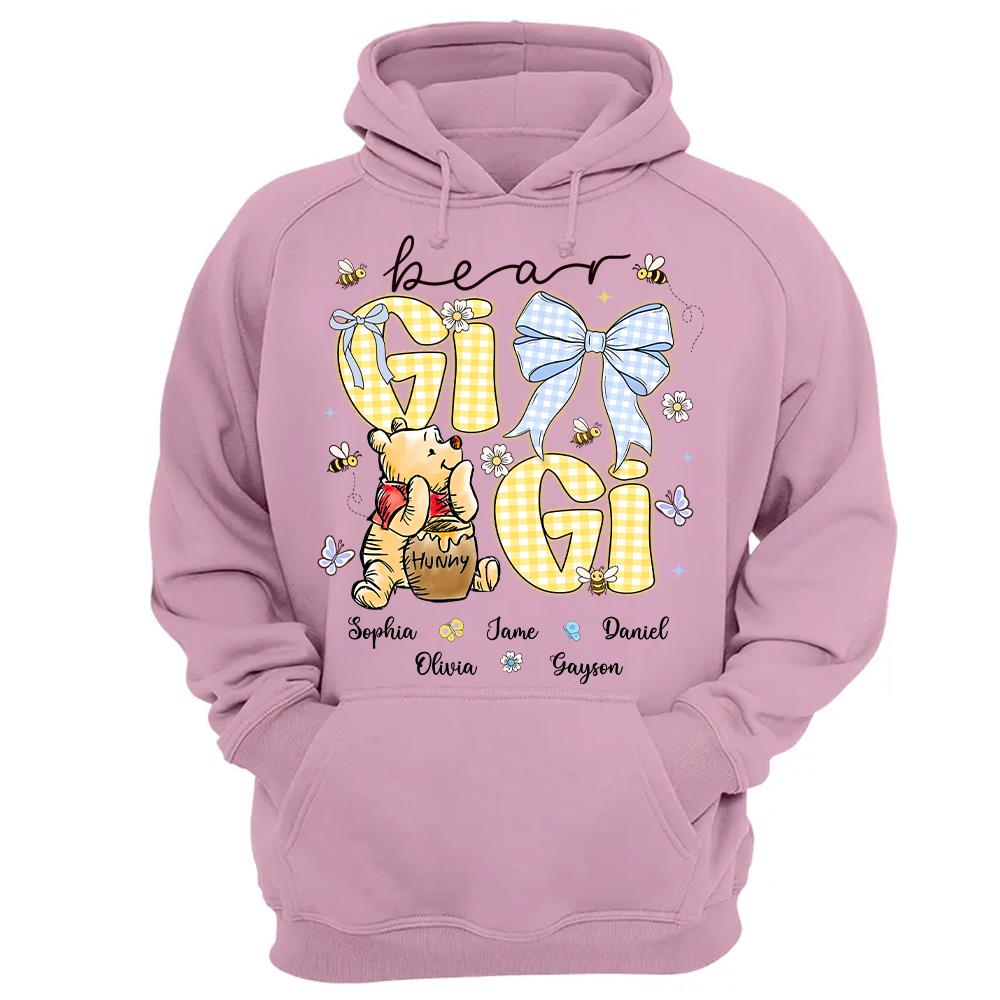 Mama Bear, Personalized Mama Bear Shirt With Bee Kids Name, Best Gift For Mom, Gift For Grandma, Gift For Mother's Day MI209 Hv01