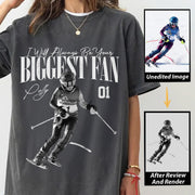 I'll Always Be Your Biggest Fan - Washed Tee Retro Bootleg Shirt For Skiing A2110 Tu24