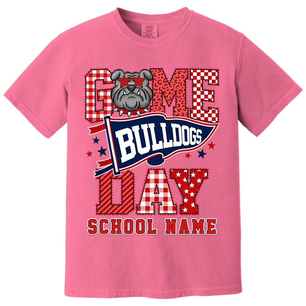Custom School Mascot Game Day Shirt , School Spirit L0411 Hv01