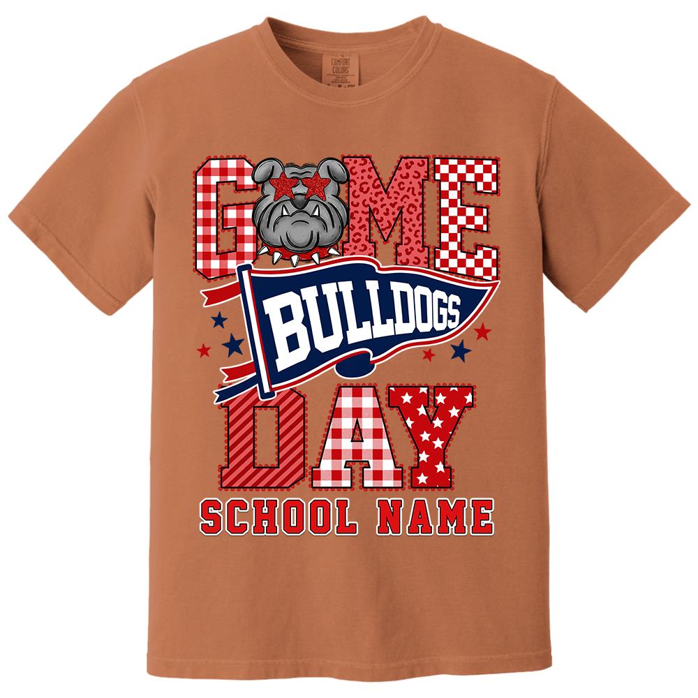 Custom School Mascot Game Day Shirt , School Spirit L0411 Hv01