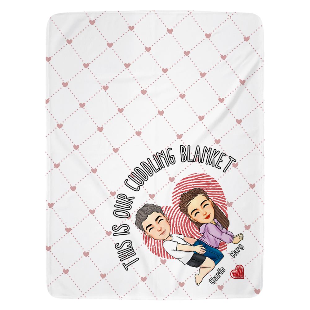 You're My Favorite Thing To Do - Couple Personalized Custom Blanket - Christmas Gift For Husband Wife, Anniversary
