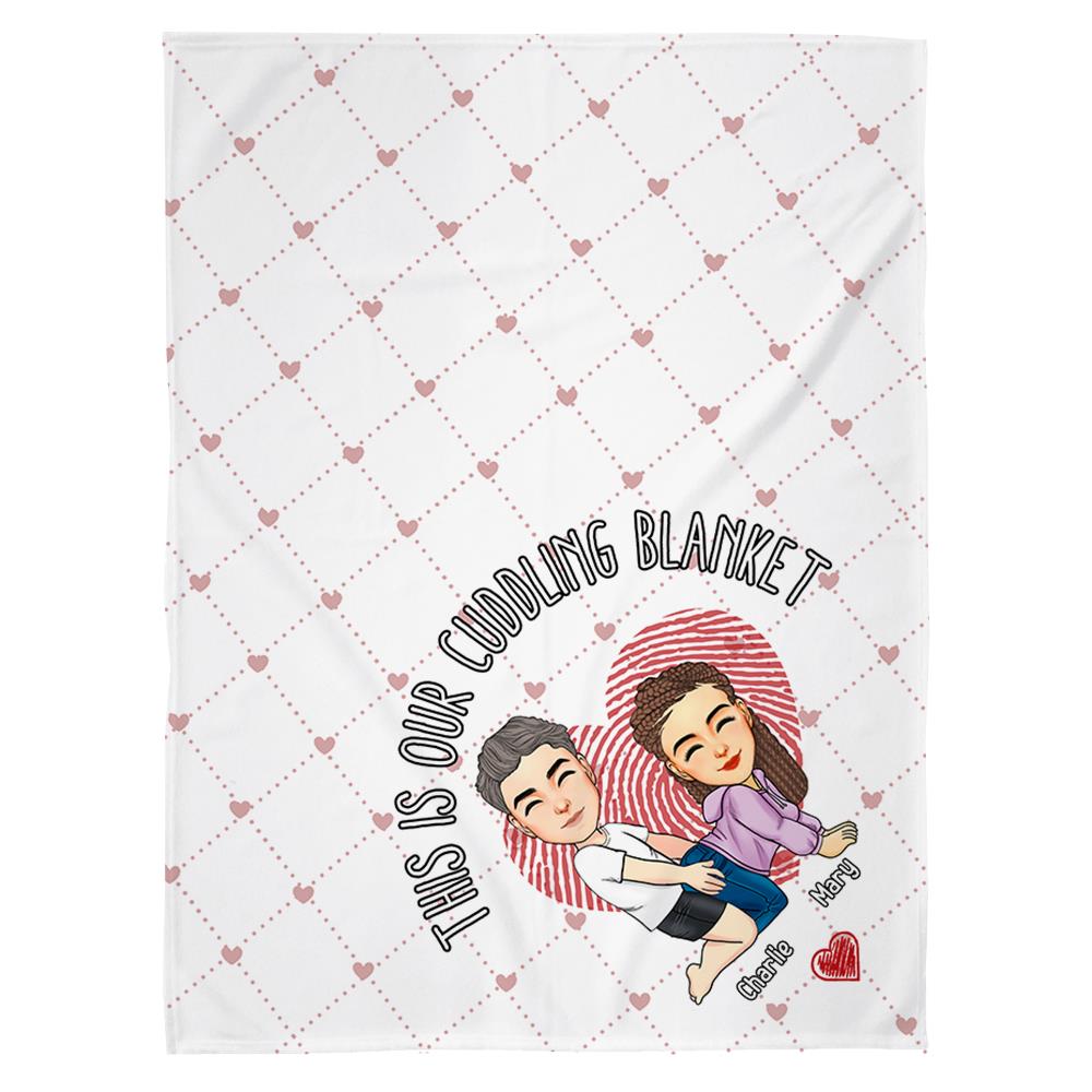 You're My Favorite Thing To Do - Couple Personalized Custom Blanket - Christmas Gift For Husband Wife, Anniversary