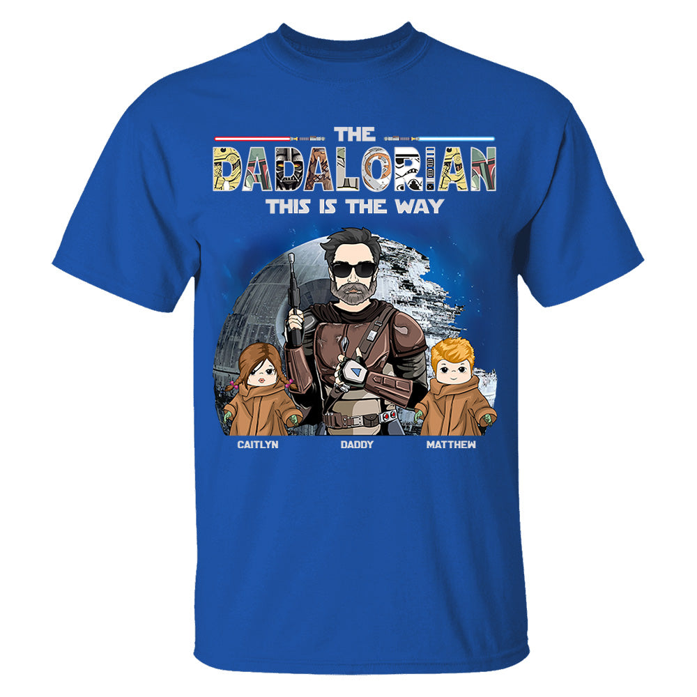 The Dadalorian This Is The Way - Personalized Shirt For Dad Vr3 Do98