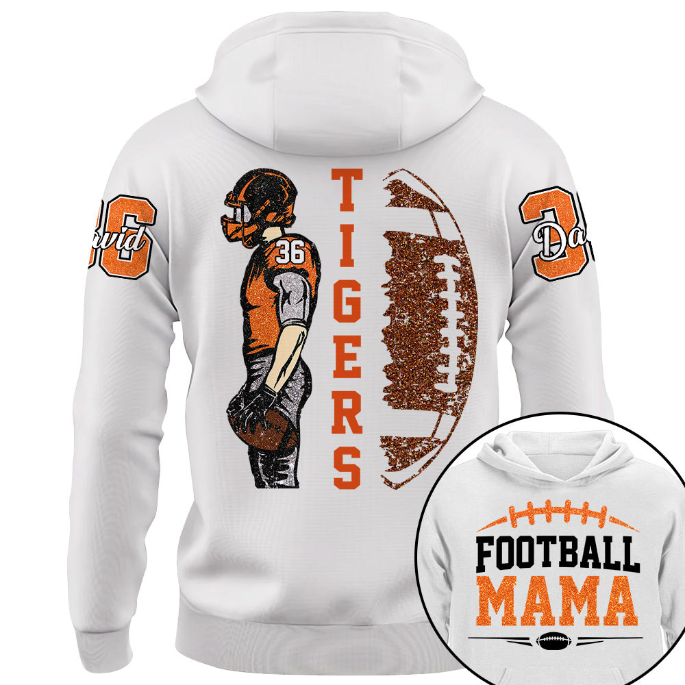 Custom Photo Football Game Day-Personalized Football Shirt - Matching Football Player Tee - Adult Youth Team Name - Sports Cheerleader Shirts - Na02 Li29