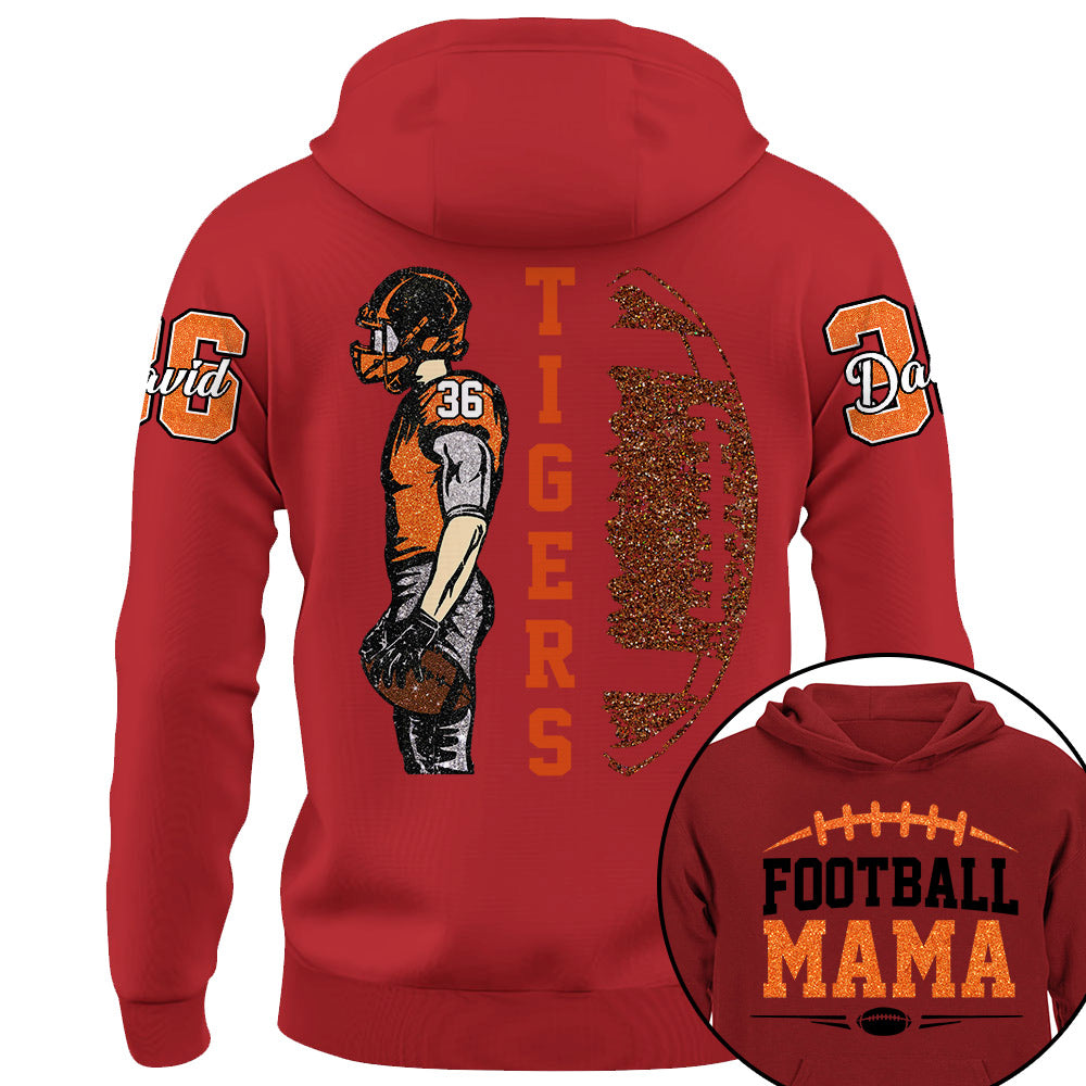 Custom Photo Football Game Day-Personalized Football Shirt - Matching Football Player Tee - Adult Youth Team Name - Sports Cheerleader Shirts - Na02 Li29