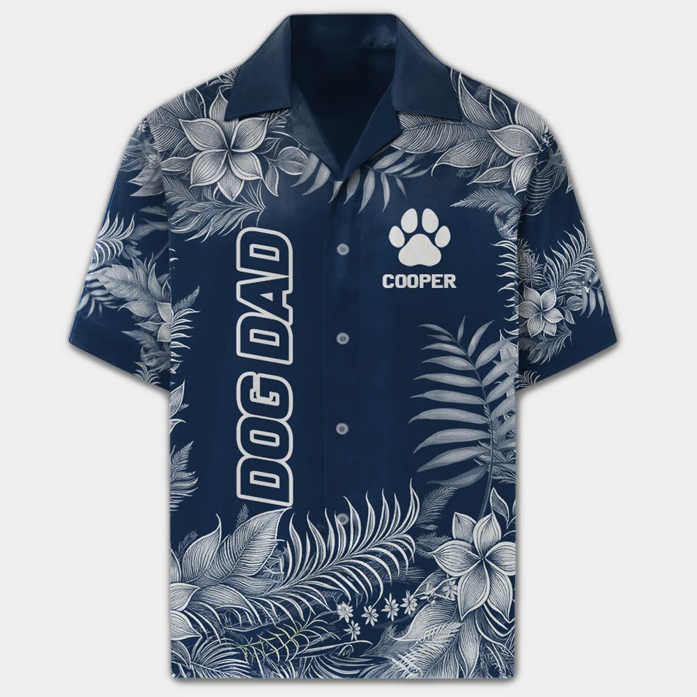 This Human Belongs To, Custom Photo Dog Short Sleeve Silk Shirt, Gift For Dog Lover T1807 Pt99