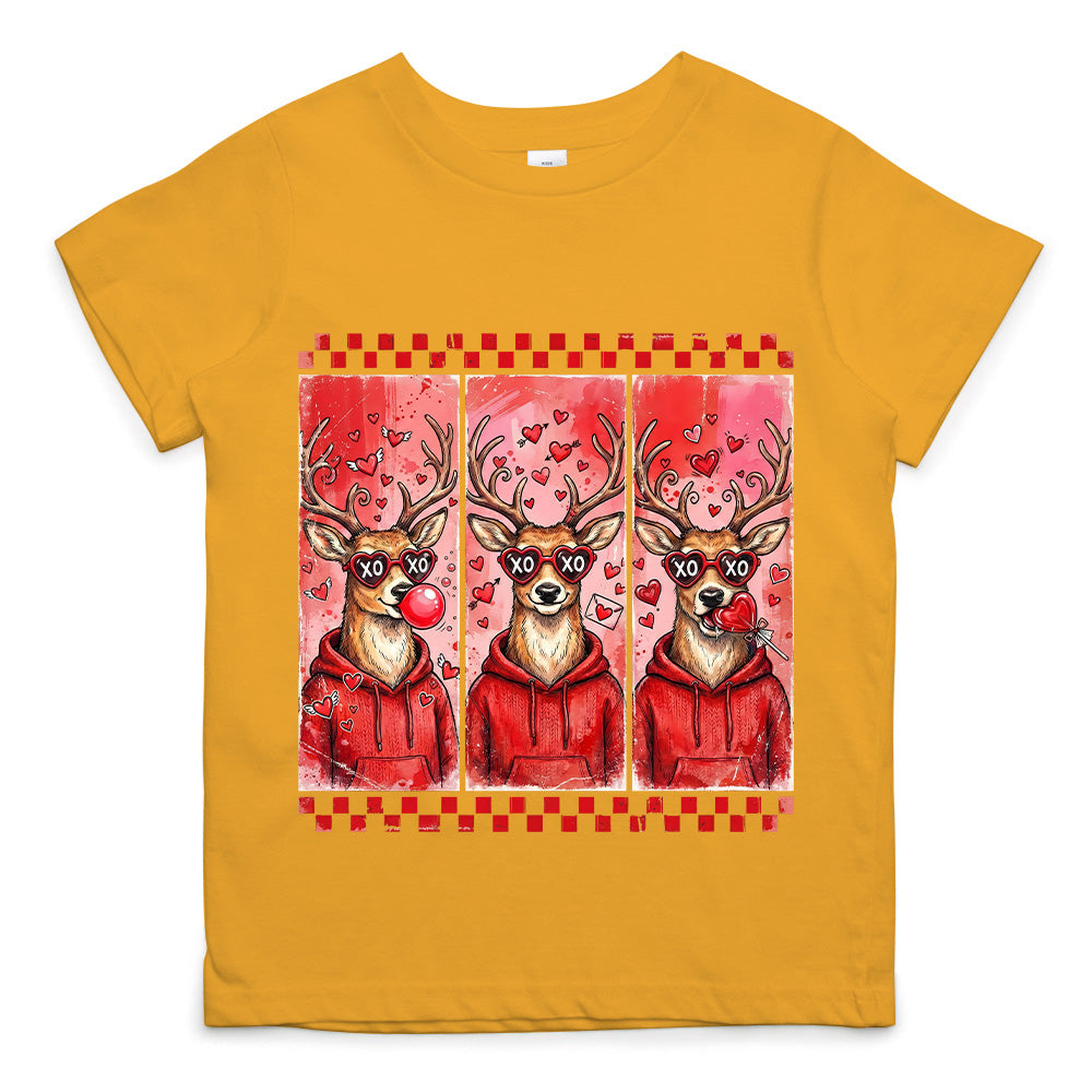 Personalized Retro Valentines Hunting Shirt, Deer Hunter Valentine Shirt Gift T24