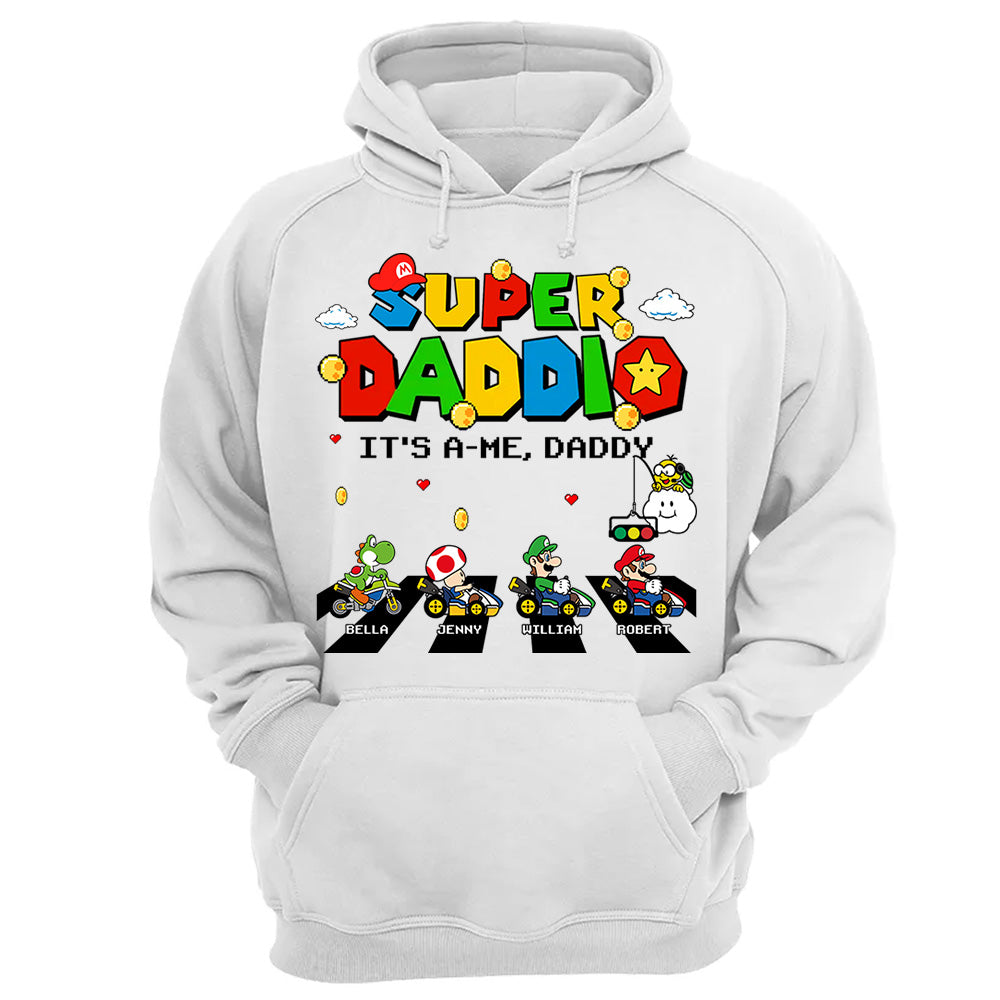 Super Daddio It's A Me Daddy Personalized Shirt Gifts For Dad VH01