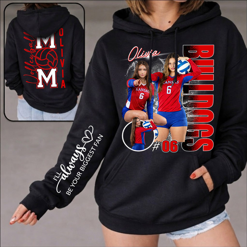 Volleyball Mom - I'll Always Be Your Biggest Fan - Personalized Shirt For Volleyball Lovers T1807