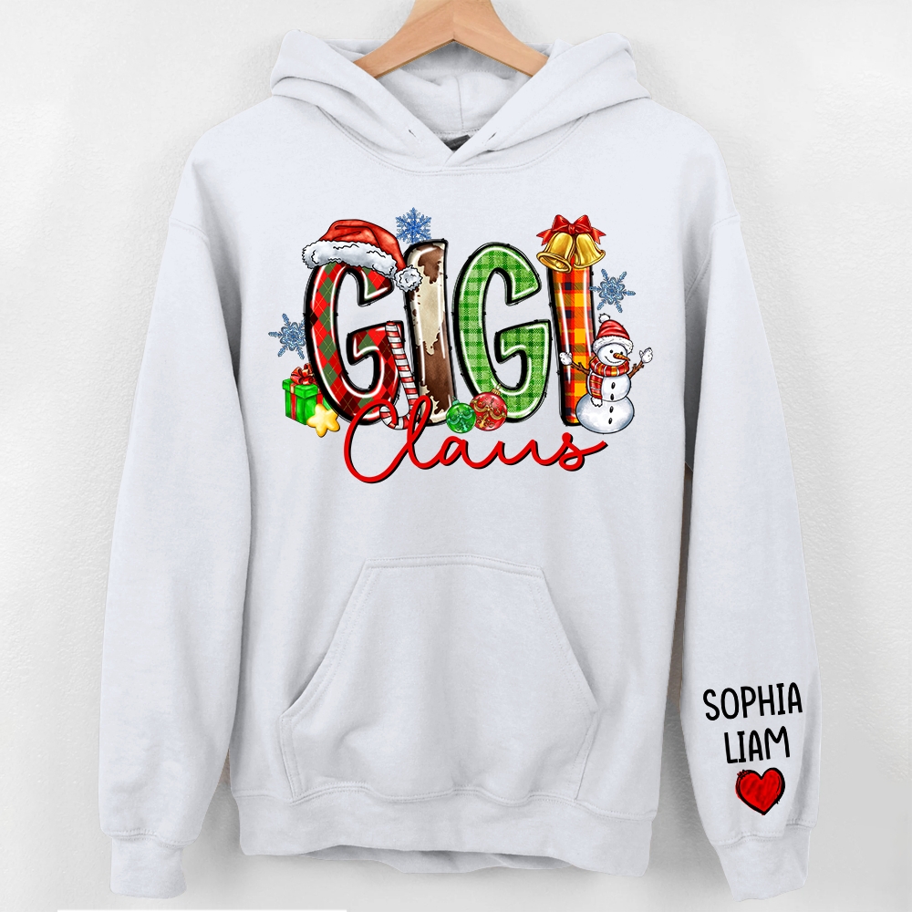 Personalized Nana Claus Sweatshirt Christmas Gift For Grandmas