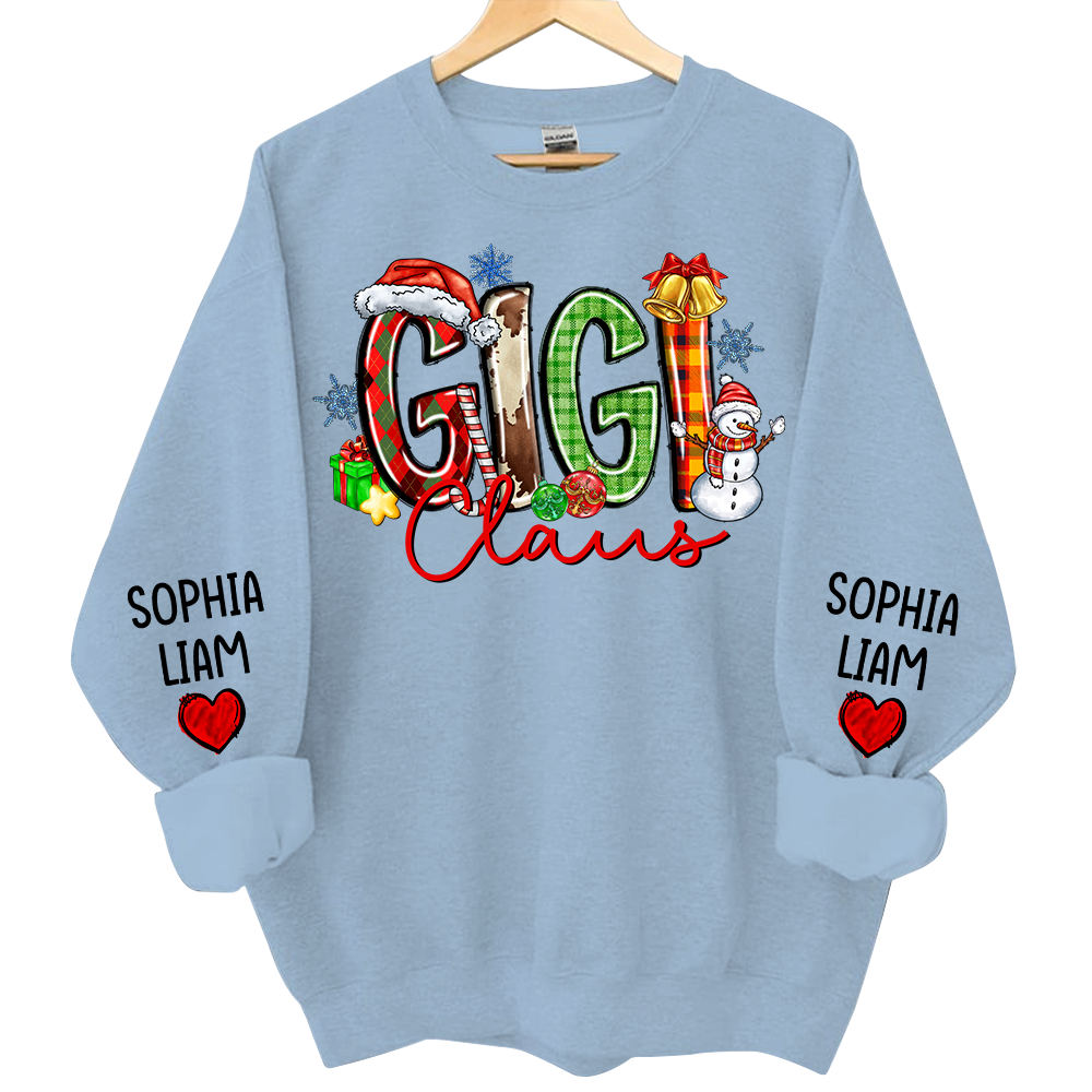 Personalized Nana Claus Sweatshirt Christmas Gift For Grandmas