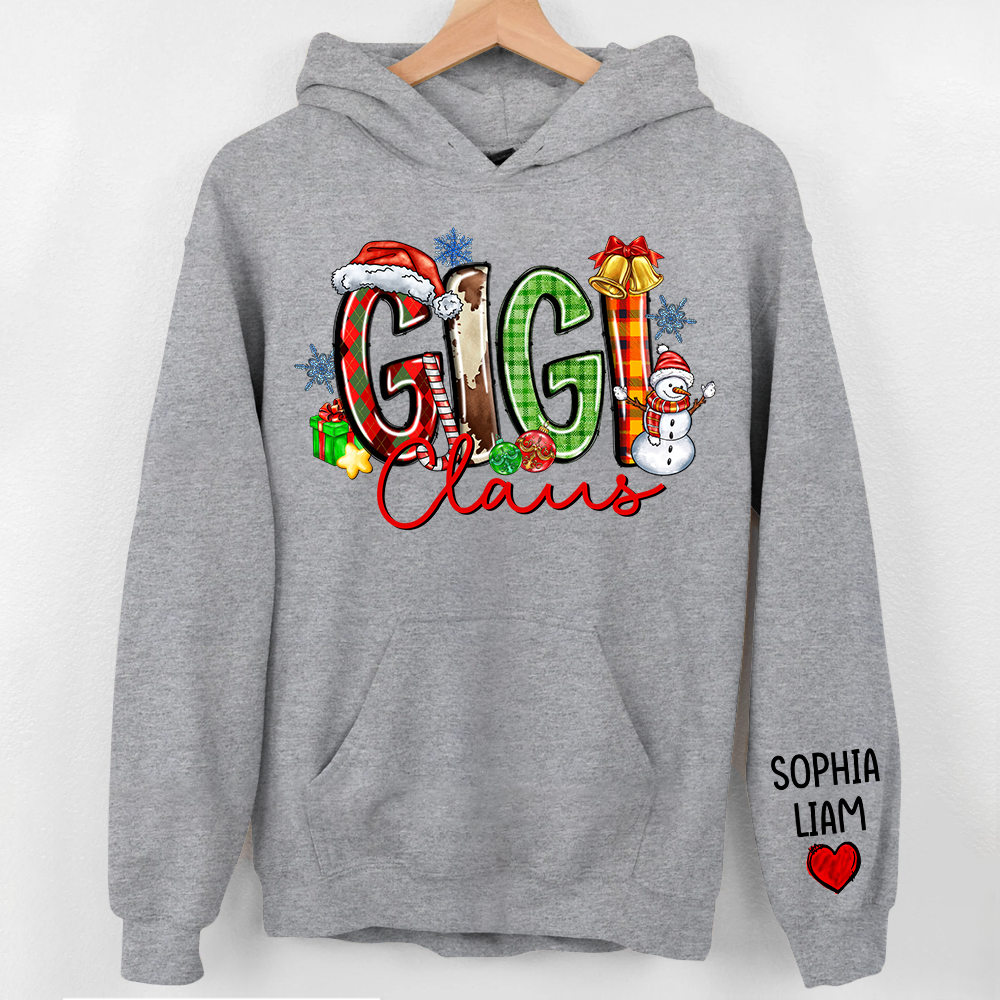 Personalized Nana Claus Sweatshirt Christmas Gift For Grandmas
