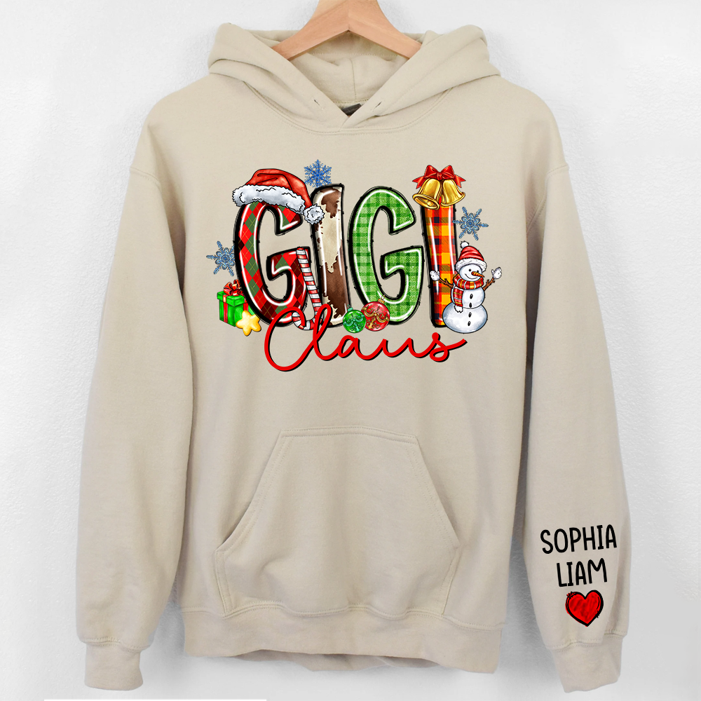 Personalized Nana Claus Sweatshirt Christmas Gift For Grandmas