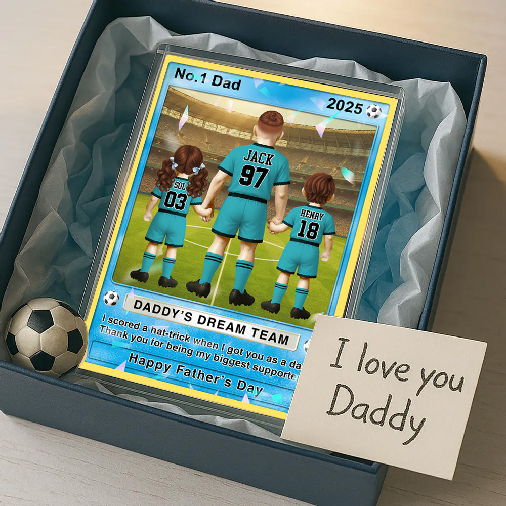 Soccer Dad - Personalized Acrylic Block Plaque For Soccer Dad Husband Grandpa NA04 Tu20