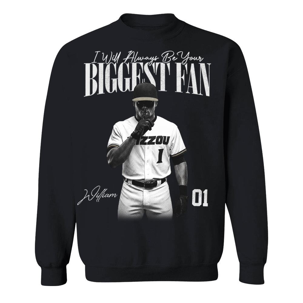 I'll Always Be Your Biggest Fan - Washed Tee Retro Bootleg Shirt For Baseball Players NA04