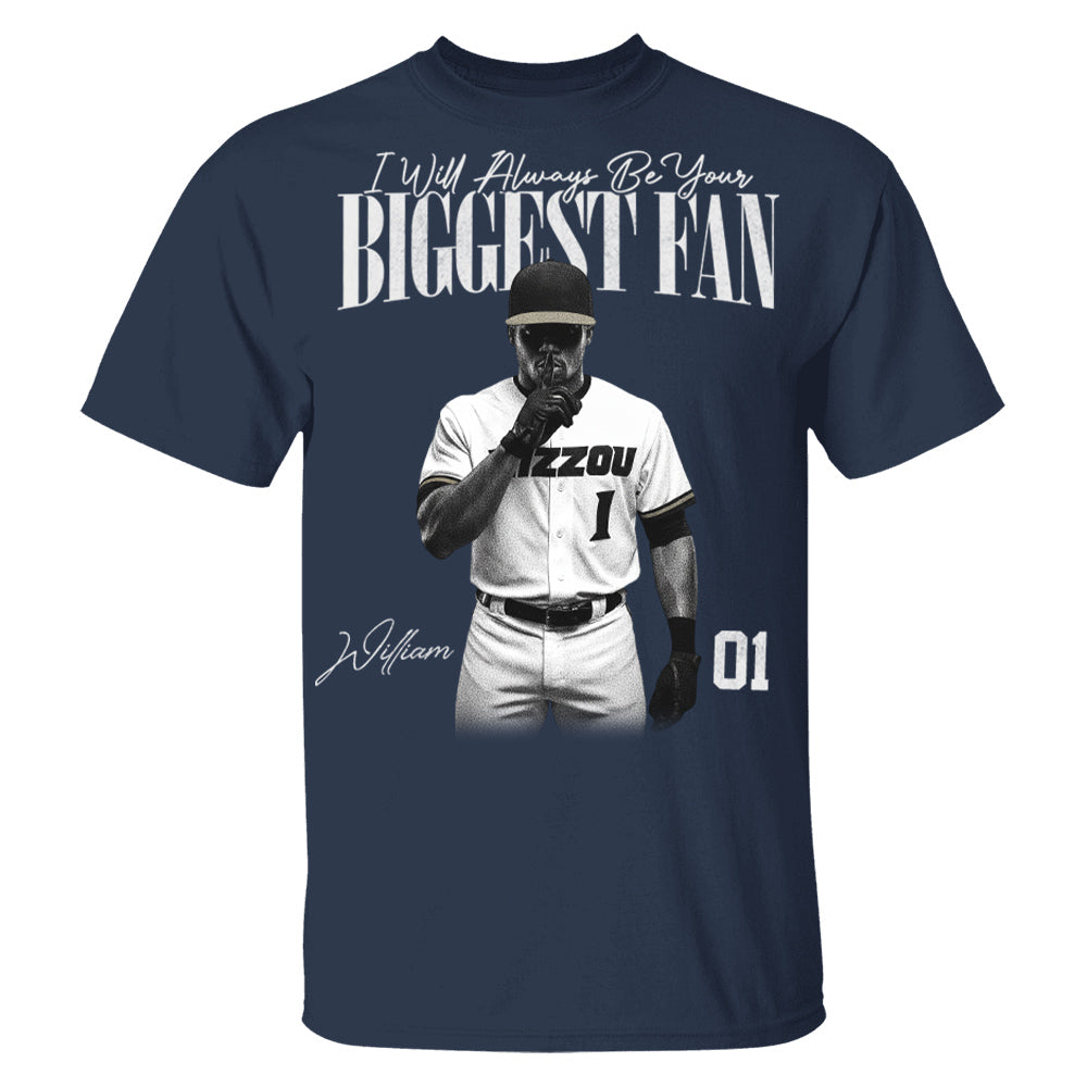 I'll Always Be Your Biggest Fan - Washed Tee Retro Bootleg Shirt For Baseball Players NA04