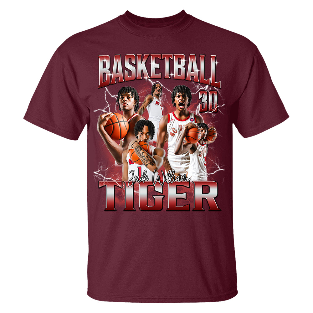 Personalized Basketball Game Day Shirt - Custom Photo And Team Name A2110 Pt99