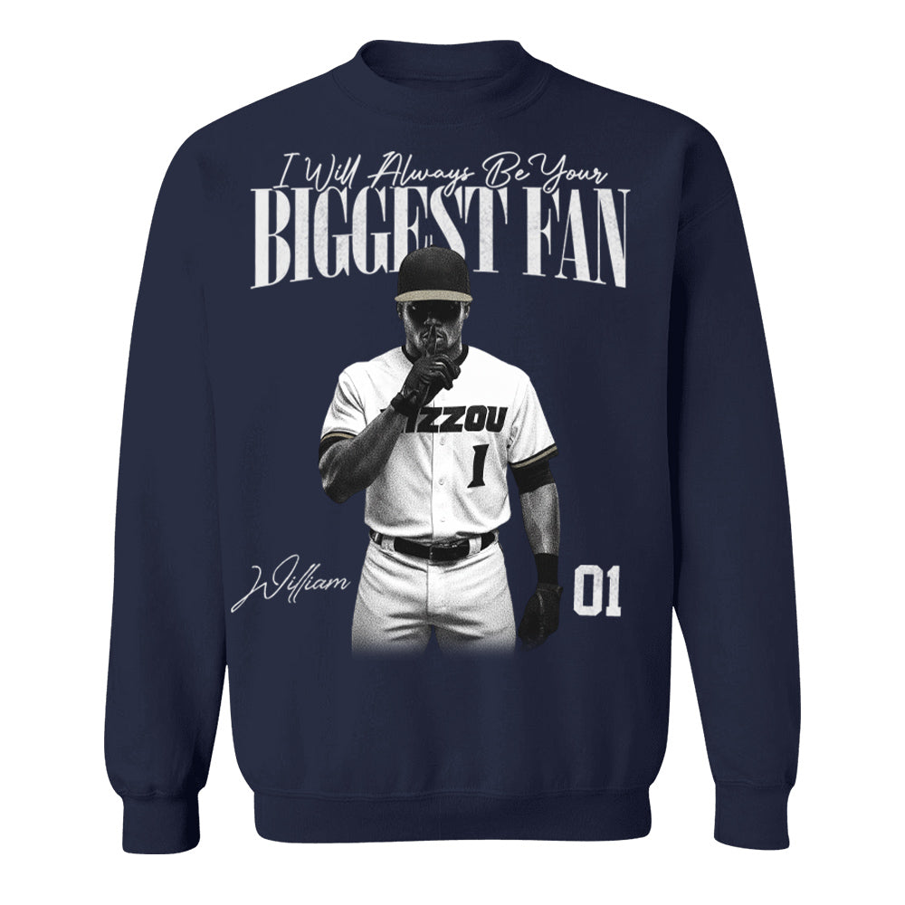 I'll Always Be Your Biggest Fan - Washed Tee Retro Bootleg Shirt For Baseball Players NA04