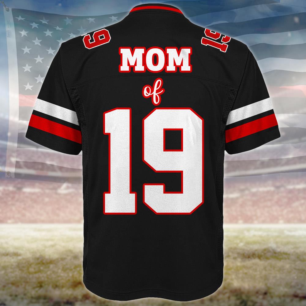 Custom Photo Football Game Day Football Jersey Gift For Football Lovers - Personalized Gift For Football Player Vr2