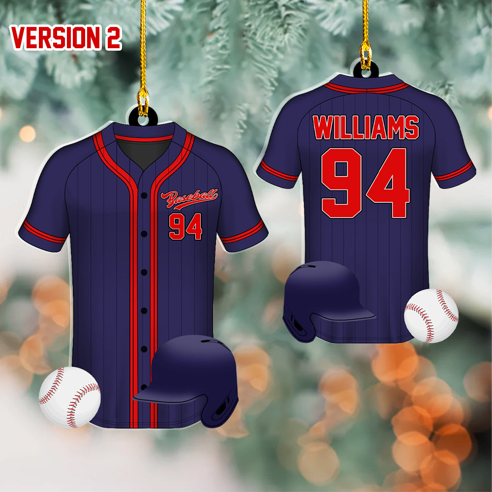 Baseball Uniform Personalized Acrylic Ornament For Baseball Player - Gift For Baseball Lovers