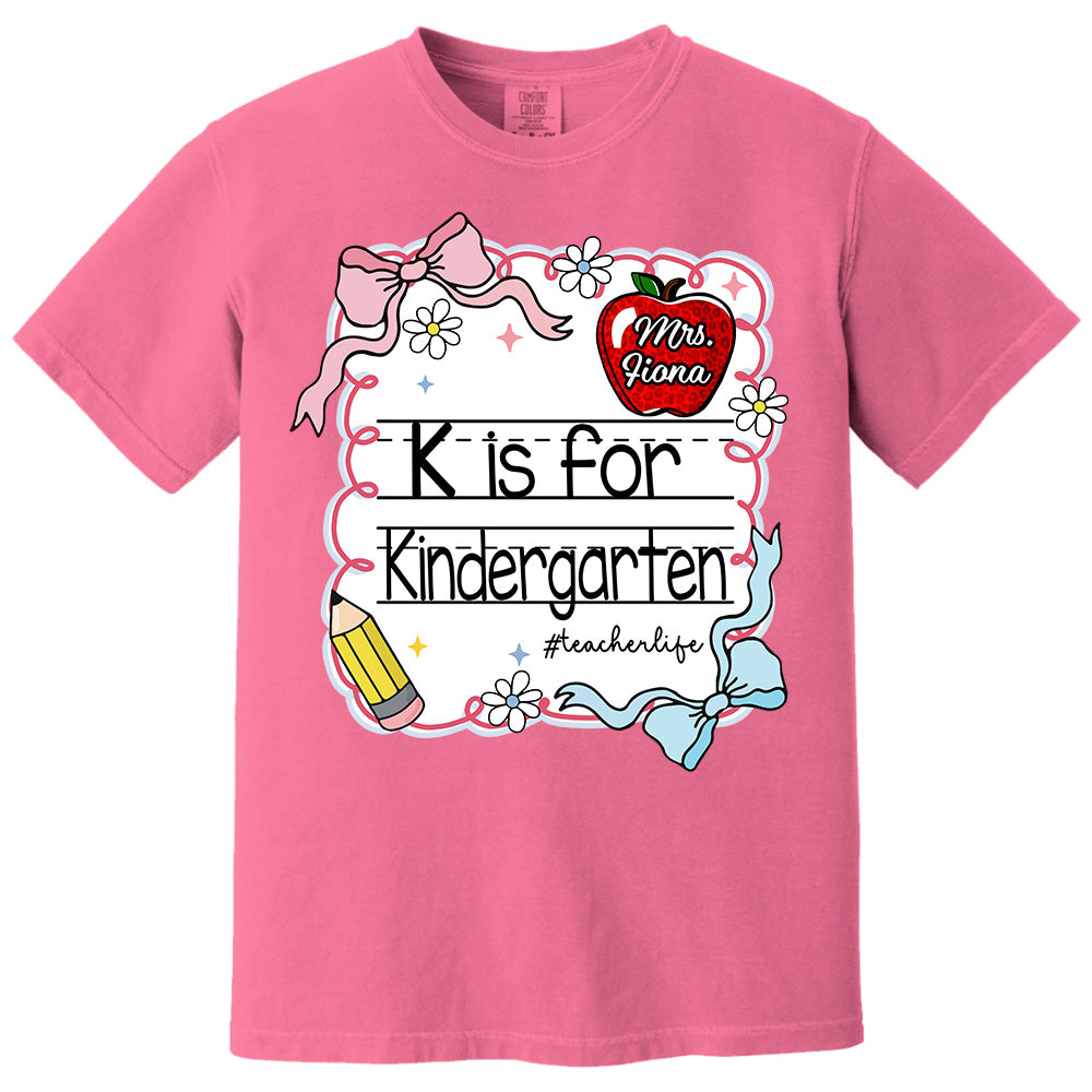 Custom Back to School Shirt, Gift for Pre-k 1st/2nd/3rd/4th Grade,...Teacher A2110 Pt99