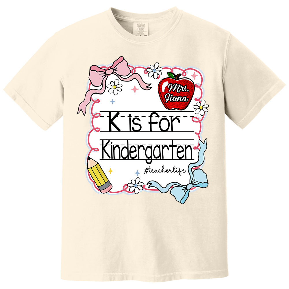 Custom Back to School Shirt, Gift for Pre-k 1st/2nd/3rd/4th Grade,...Teacher A2110 Pt99