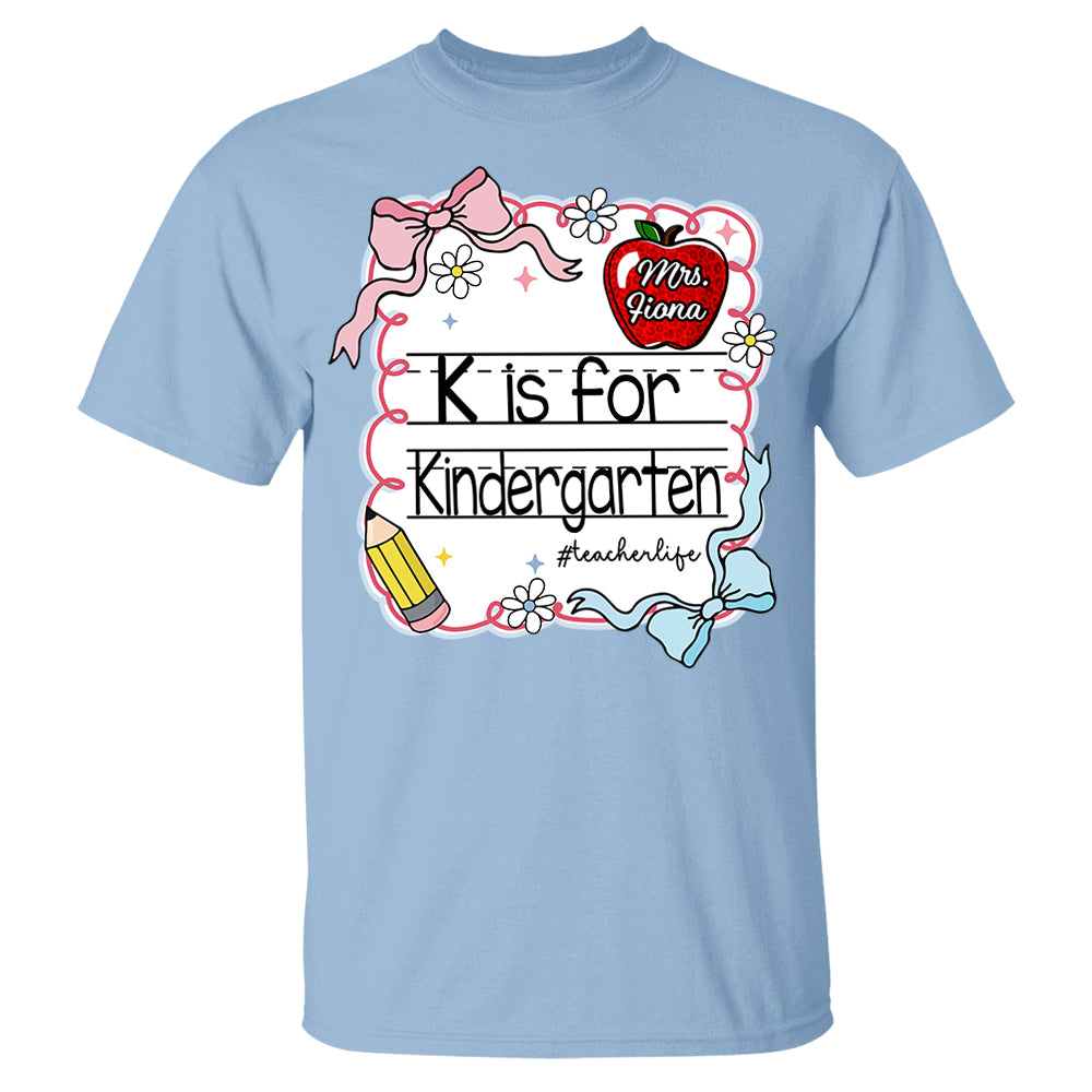Custom Back to School Shirt, Gift for Pre-k 1st/2nd/3rd/4th Grade,...Teacher A2110 Pt99