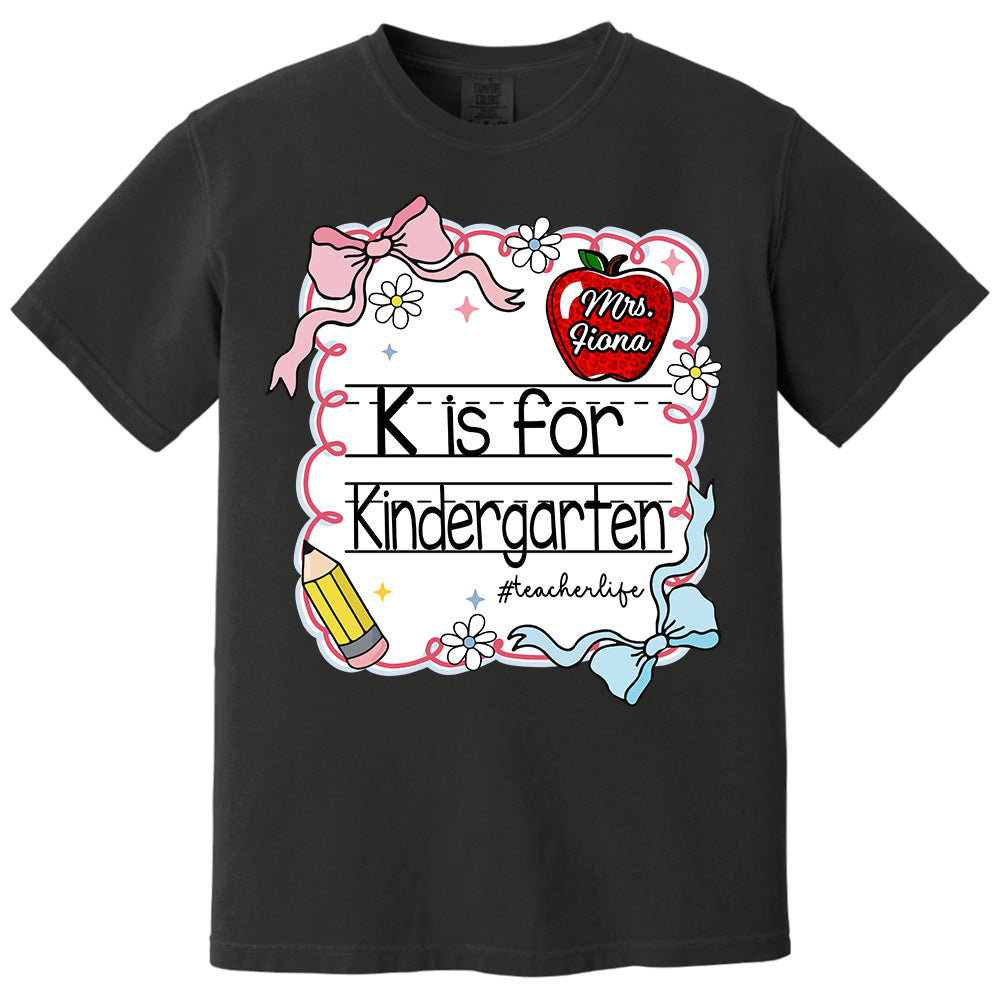 Custom Back to School Shirt, Gift for Pre-k 1st/2nd/3rd/4th Grade,...Teacher A2110 Pt99