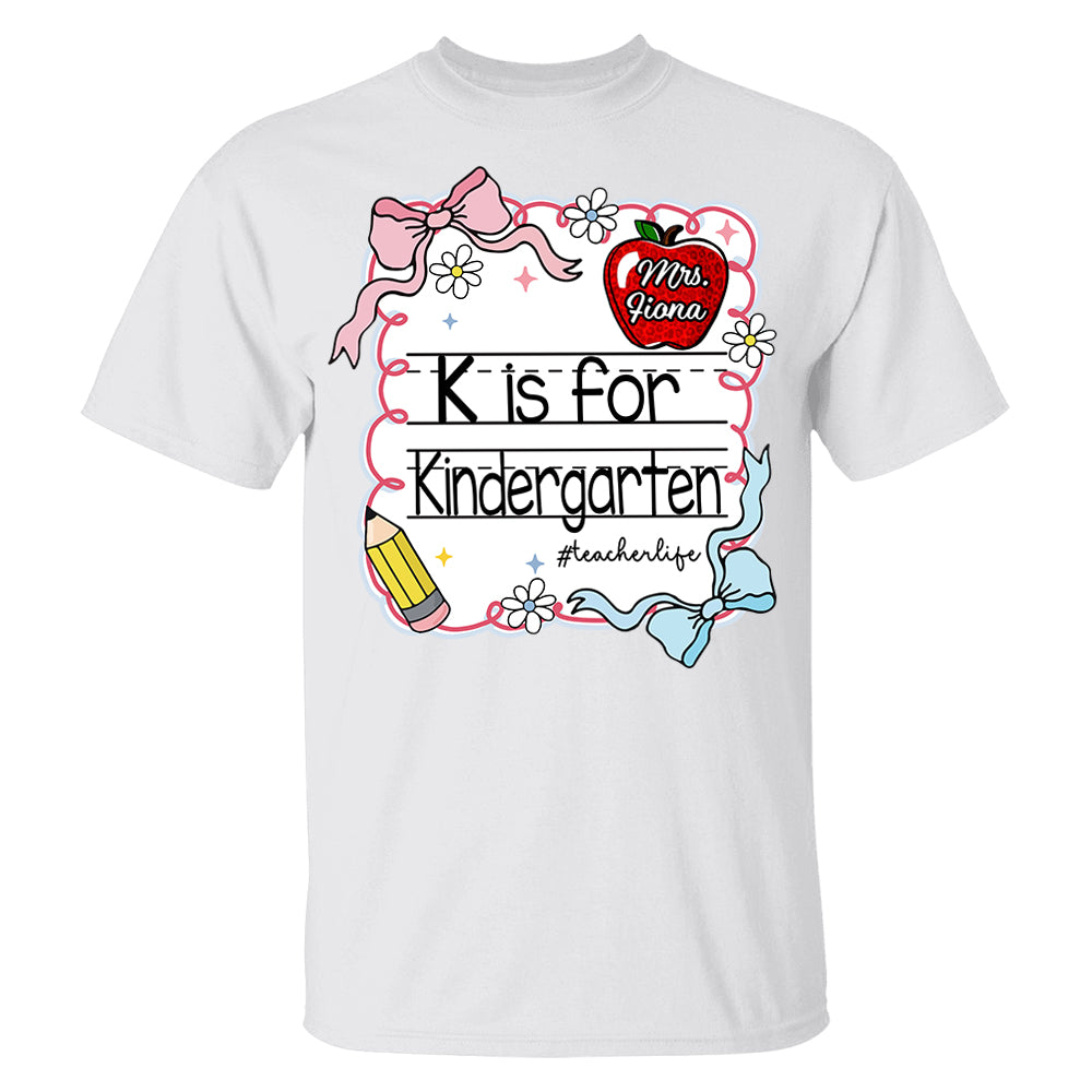 Custom Back to School Shirt, Gift for Pre-k 1st/2nd/3rd/4th Grade,...Teacher A2110 Pt99