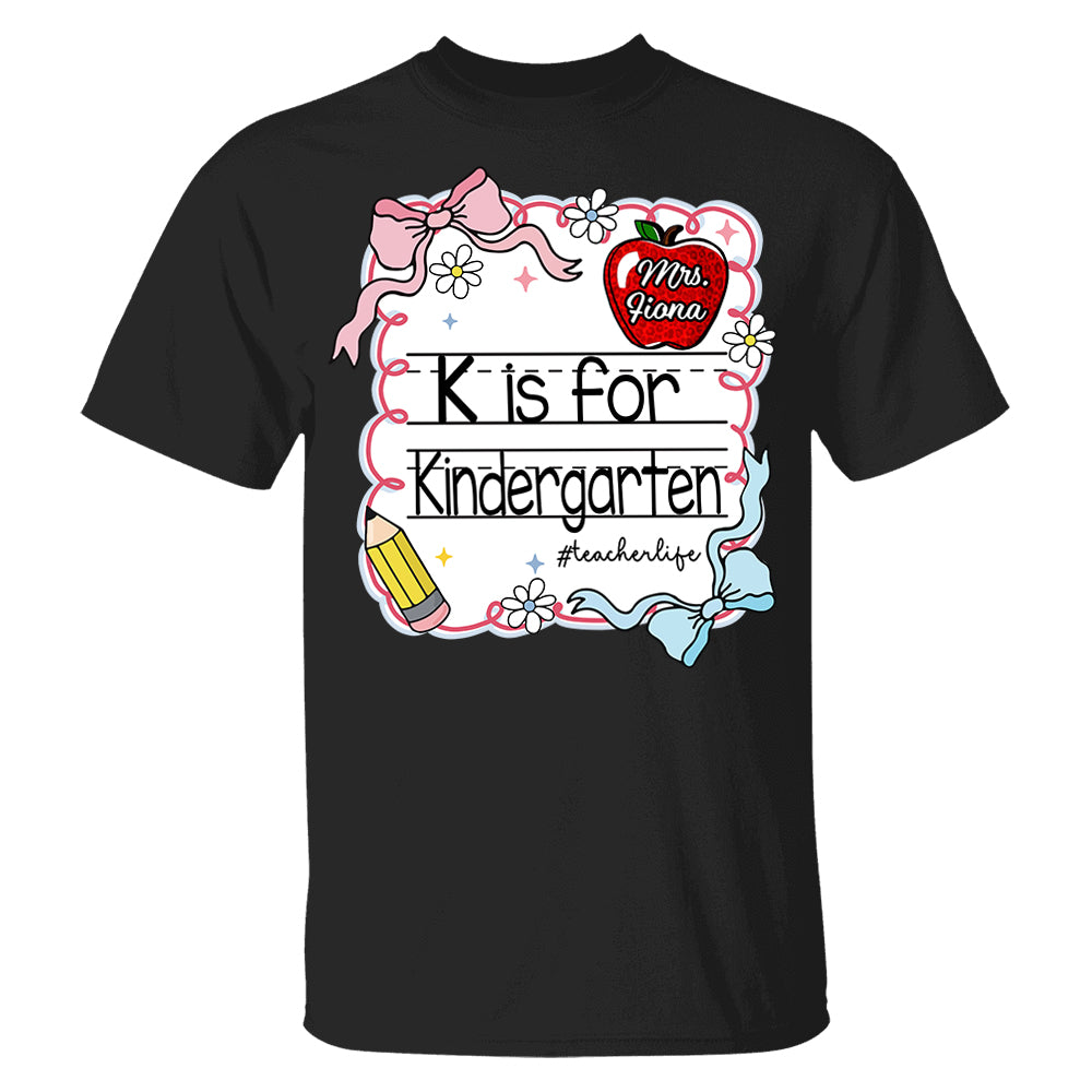 Custom Back to School Shirt, Gift for Pre-k 1st/2nd/3rd/4th Grade,...Teacher A2110 Pt99