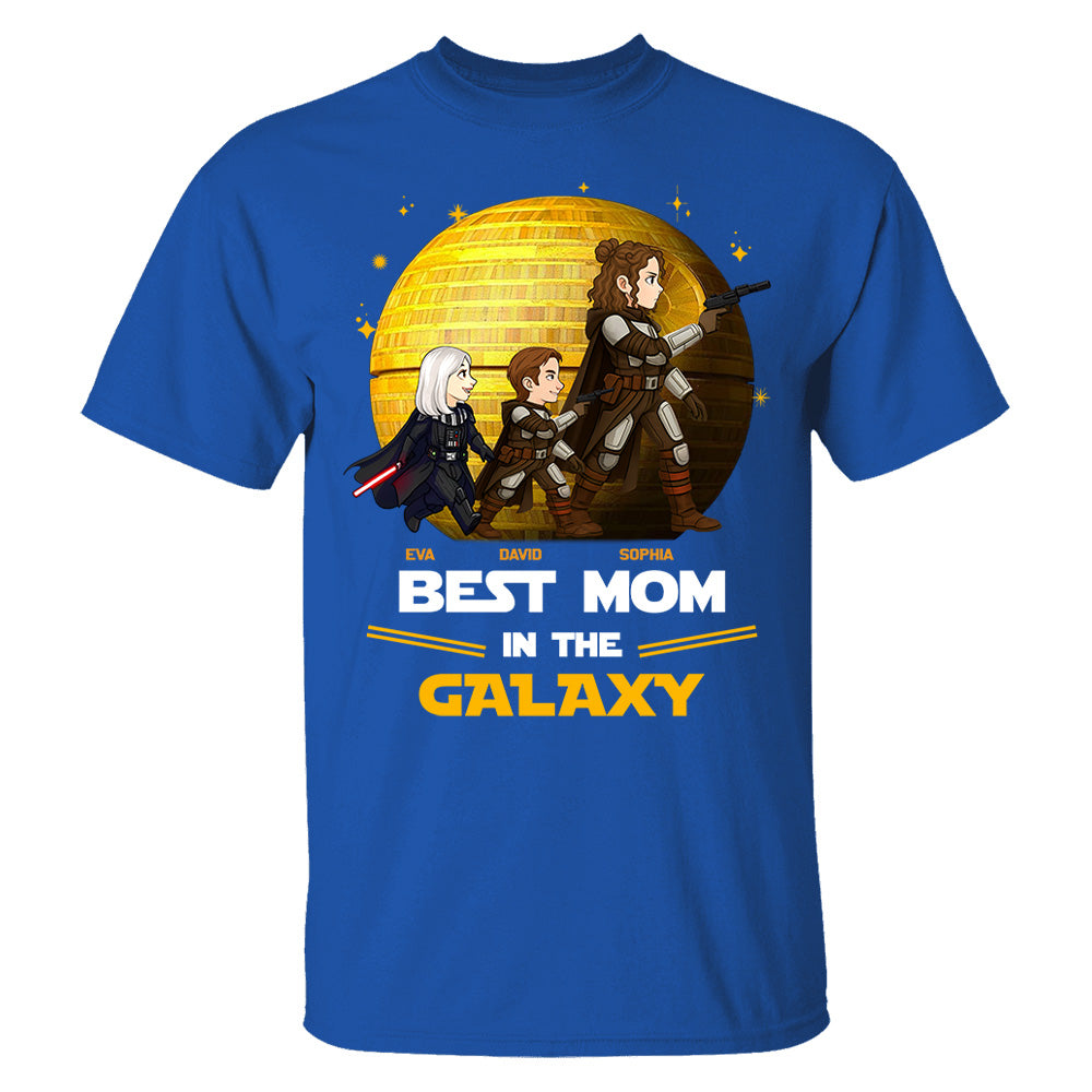 Best Mom In The Galaxy,  Personalized Shirt Gift For Mom A2110 Pt99