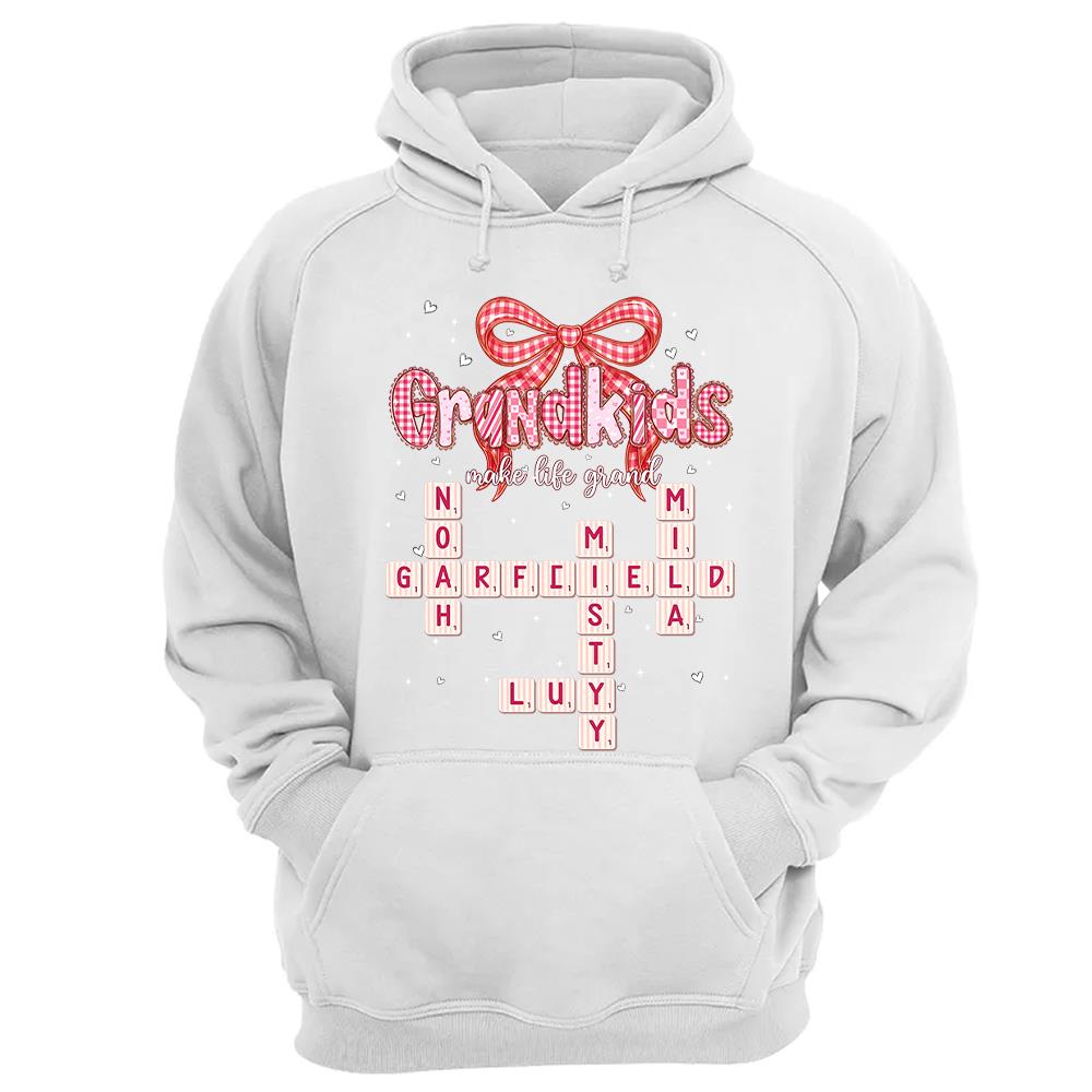 Personalized Mama Gigi Nana Crossword Valentine Shirt Nh00