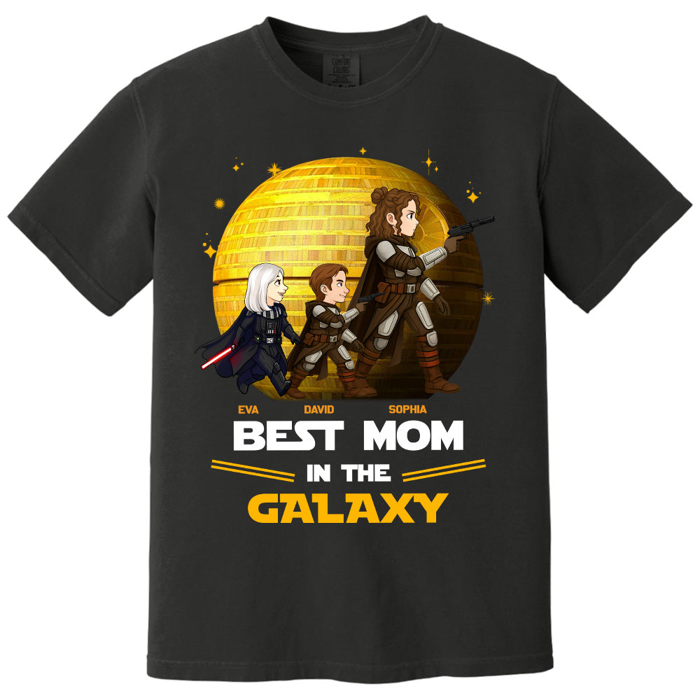 Best Mom In The Galaxy,  Personalized Shirt Gift For Mom A2110 Pt99
