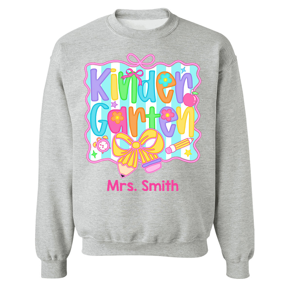 Back to School Coquette Teacher First Day of School Personalized Shirt Do99