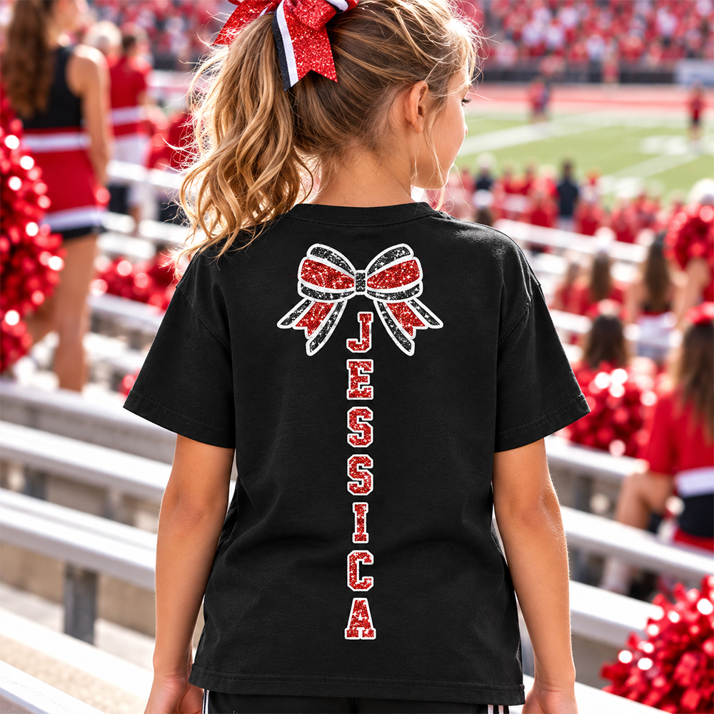Custom Just A Girl Who Loves Cheerleading Shirt, Cheer Team Senior Night Gift L0411 Hv01