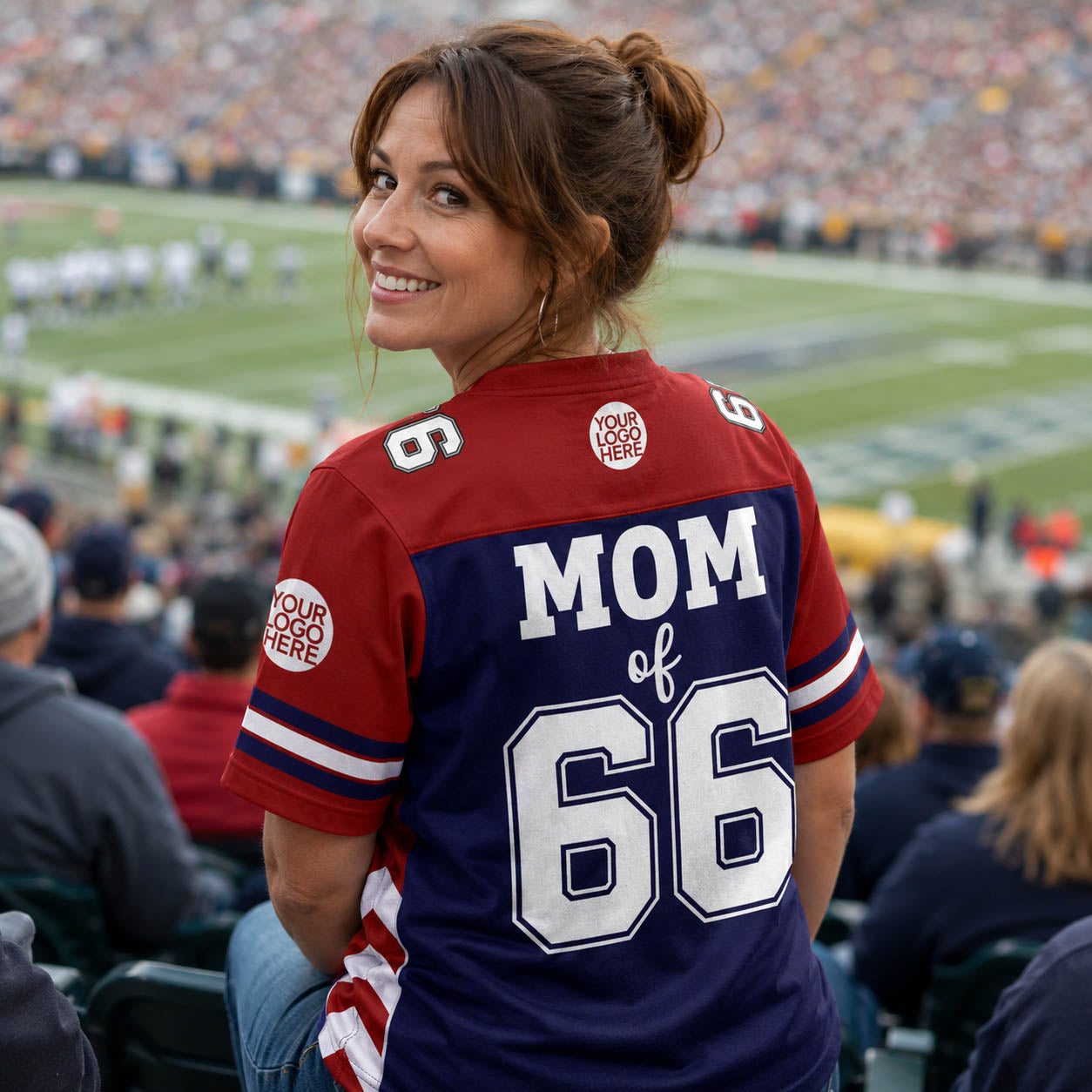 Custom Photo I'll Always Be Your Biggest Fan Football Jersey Gift For Football Lovers - Personalized Gift For Football Player