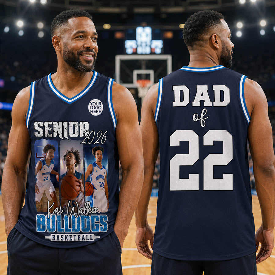 Custom Photo Basketball Player Basketball Jersey- Personalized Team Name School Name Jersey A2110 Vrs2