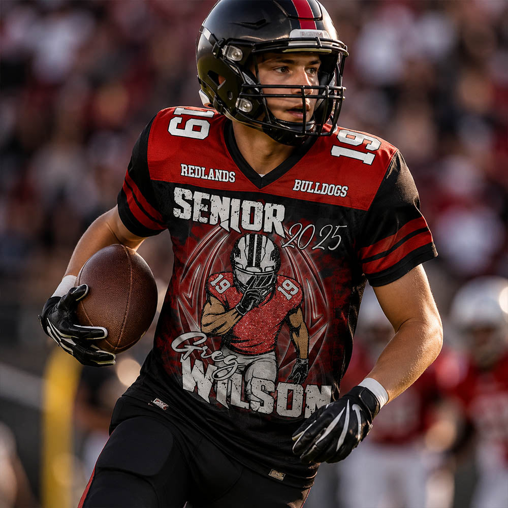 Custom Photo Football Jersey Shirt For Football Family GameDay Shirt
