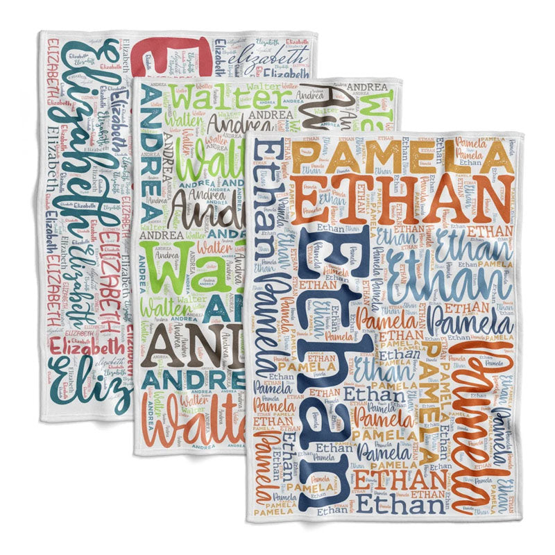 Personalized Blanket for Kids, Baby - Custom Fleece Nursery Blanket for Newborn, Kids, Swaddle