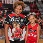 Cheerleader I Will Always Be Your Biggest Fan Personalized All Over Print Shirt For Cheer Mom Grandma Cheer Family Game Day Shirt H2511