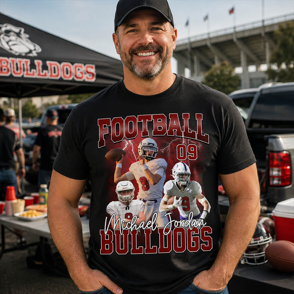 GameDay Football Personalized Shirt Custom Your Photo Gift For Football Player