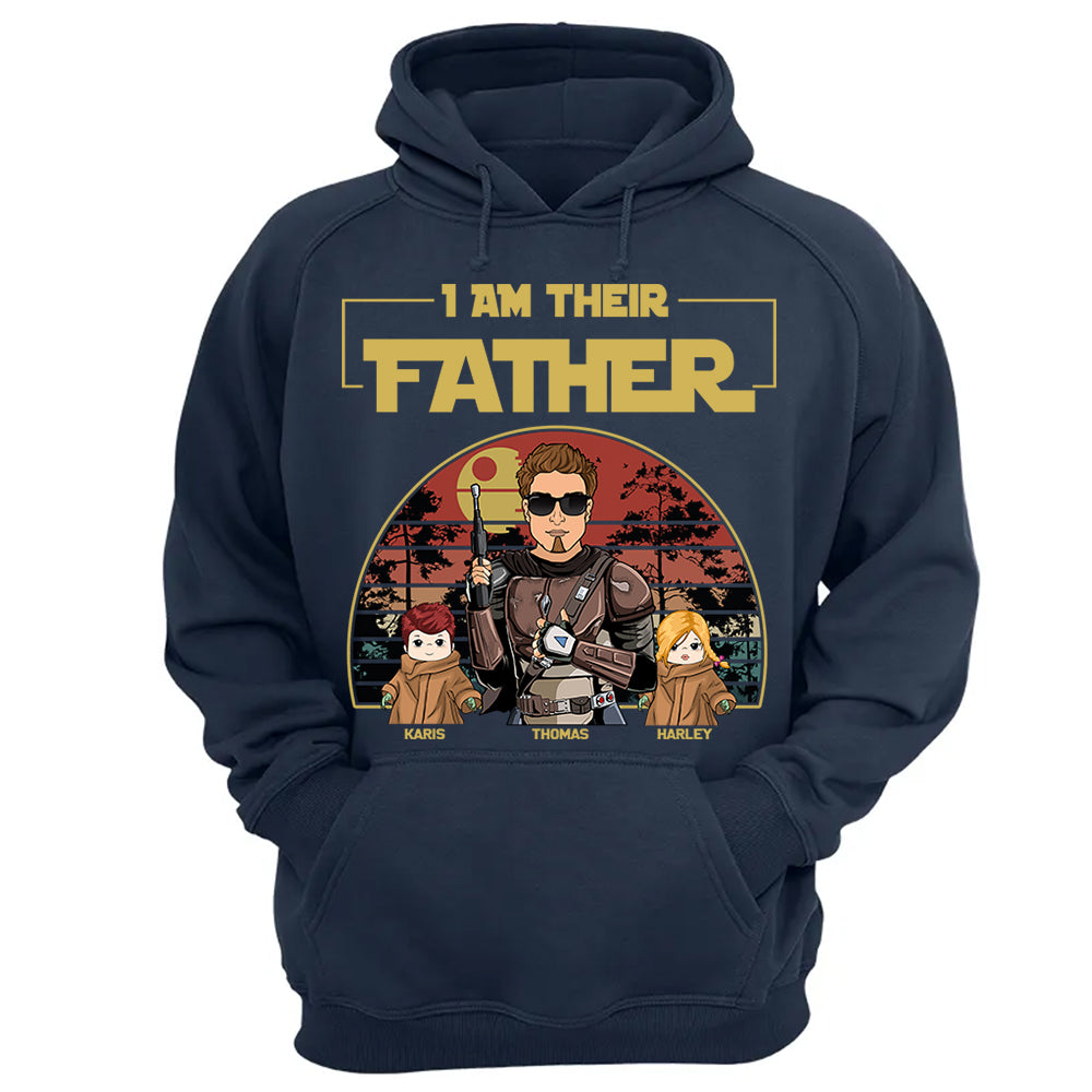 Personalized I Am Their Father Shirt, Father's Day Gift vr2