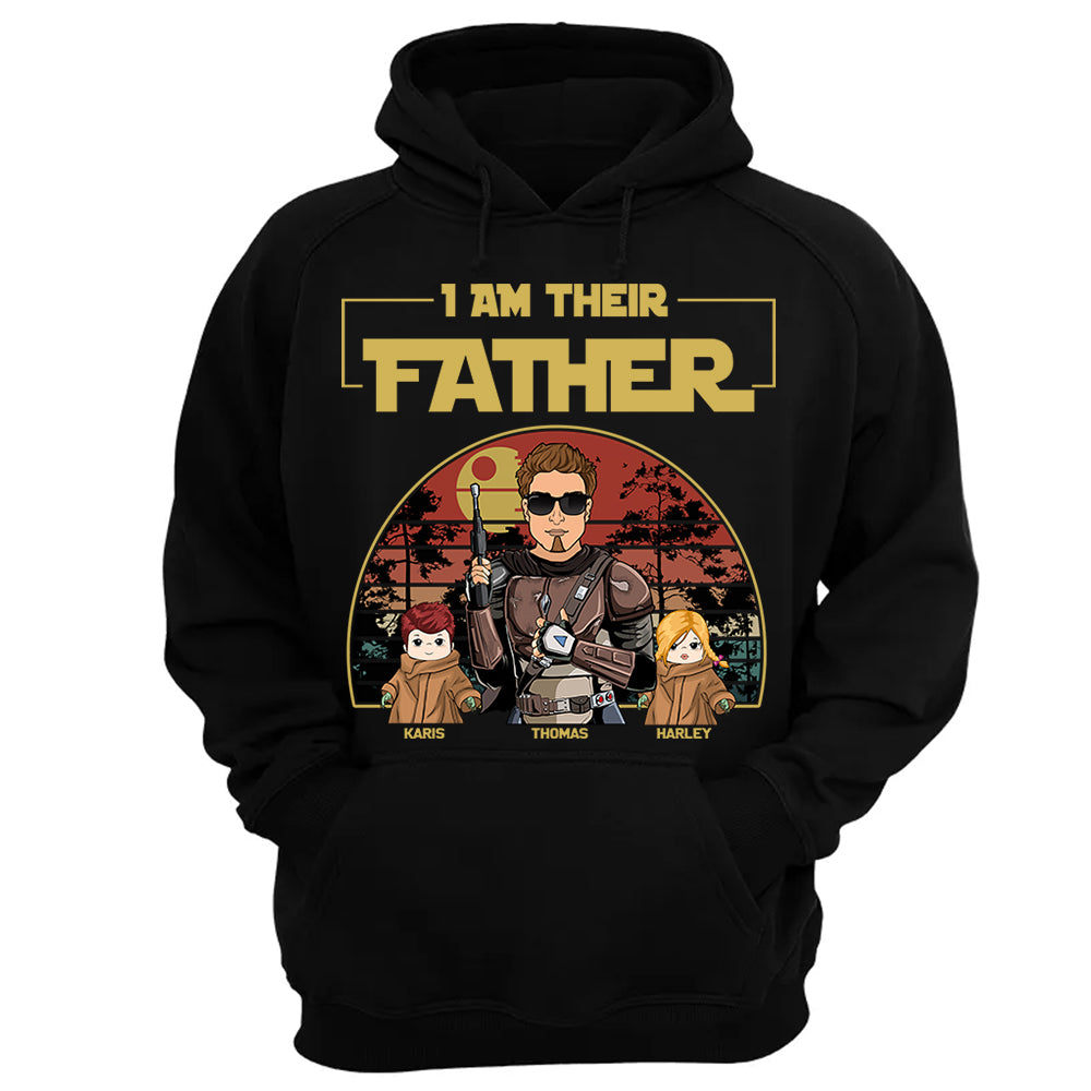 Personalized I Am Their Father Shirt, Father's Day Gift vr2