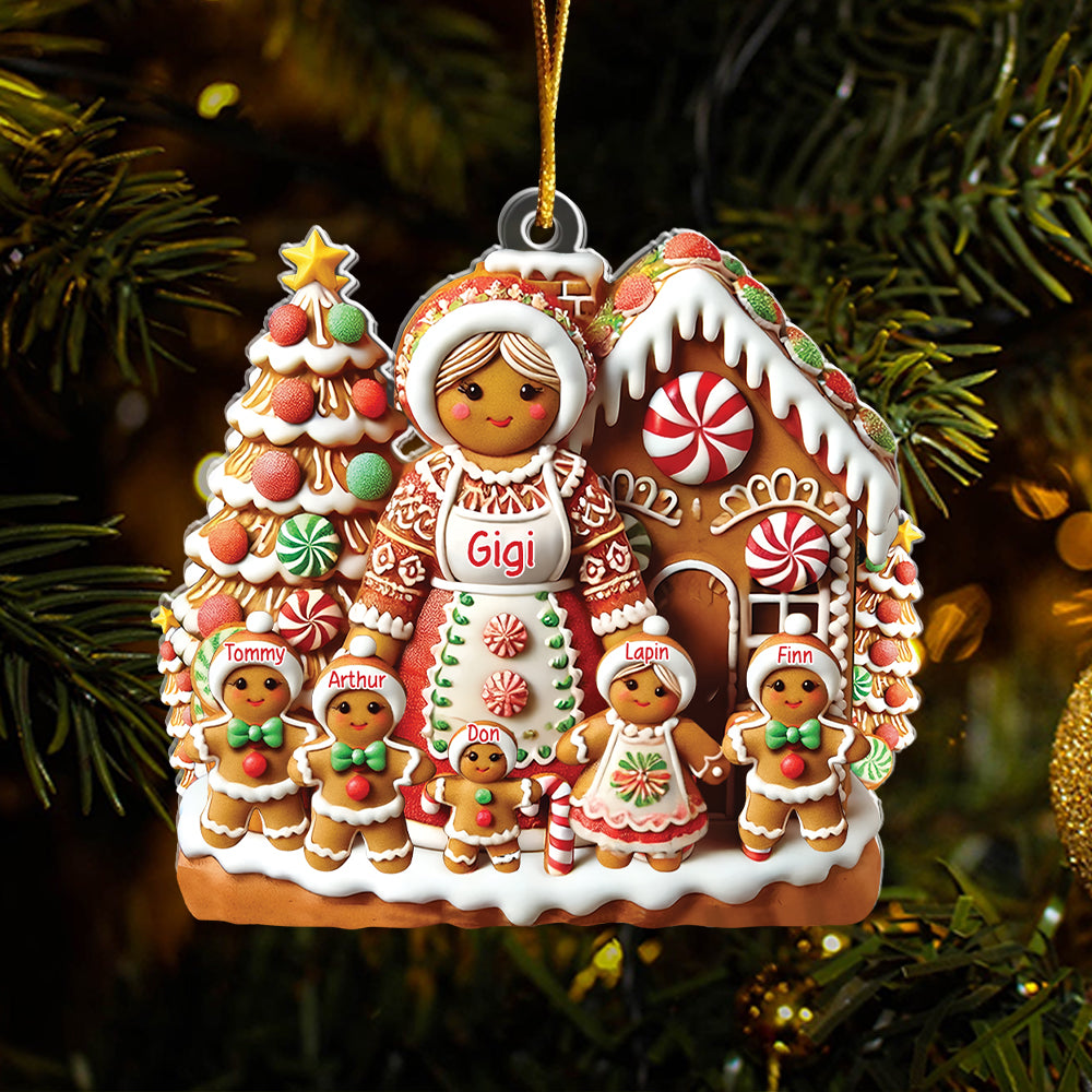 Grandma's Perfect Batch Personalized Grandma Standing Acrylic Ornament Tu20