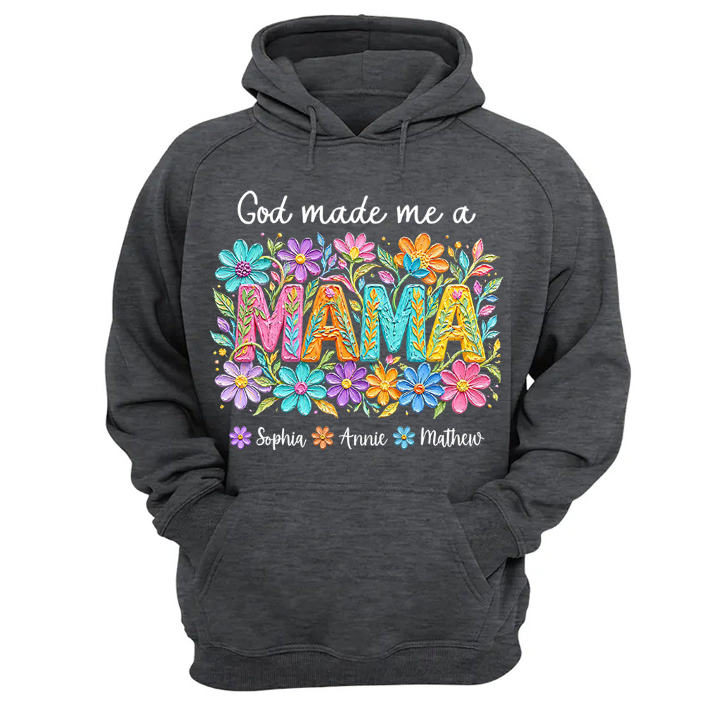 Custom God Made Me A Mama With Names, Mother's Day, Gift For Mom L0411 VH01